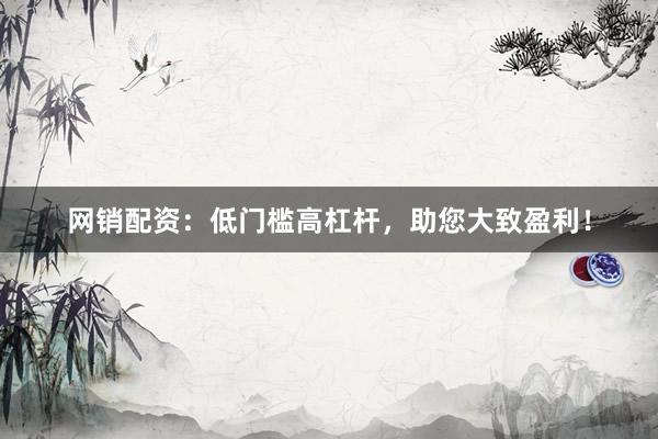 网销配资：低门槛高杠杆，助您大致盈利！
